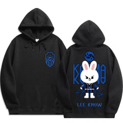 Lee Know KARMA Graphic Printed Hoodie Top