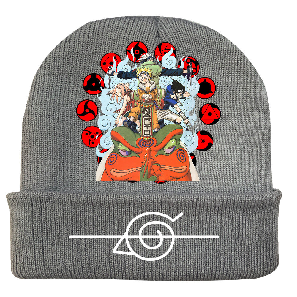 Casual Anime Printed Beanie