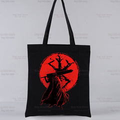 Guts Printed Canvas Shoulder Bag