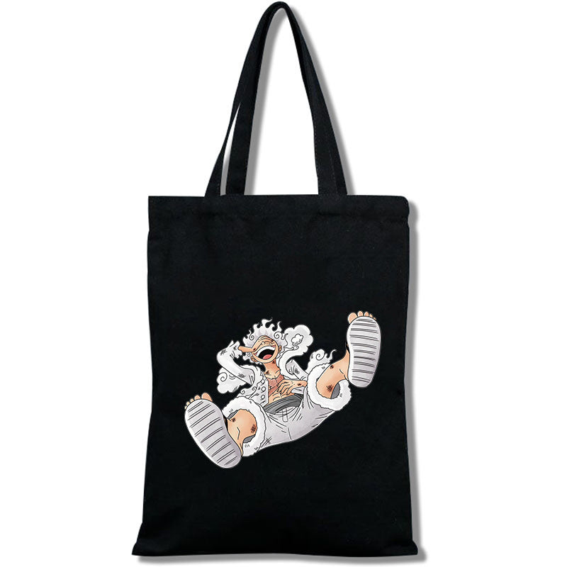 Nika Luffy 5 Gear Printed Canvas Shoulder Bag