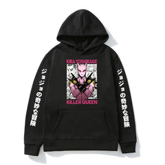 Unisex Jojo Graphic Print Relaxed Anime Hoodie