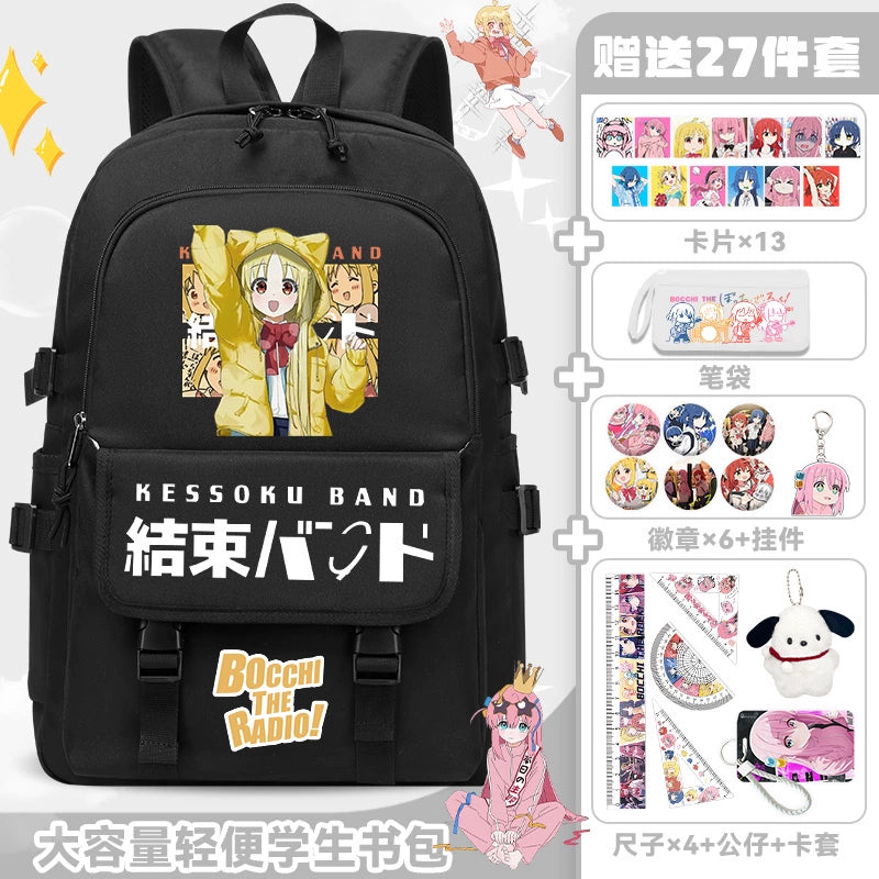 Large Capacity Waterproof Anime Backpack