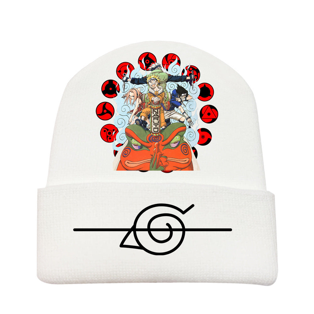 Casual Anime Printed Beanie