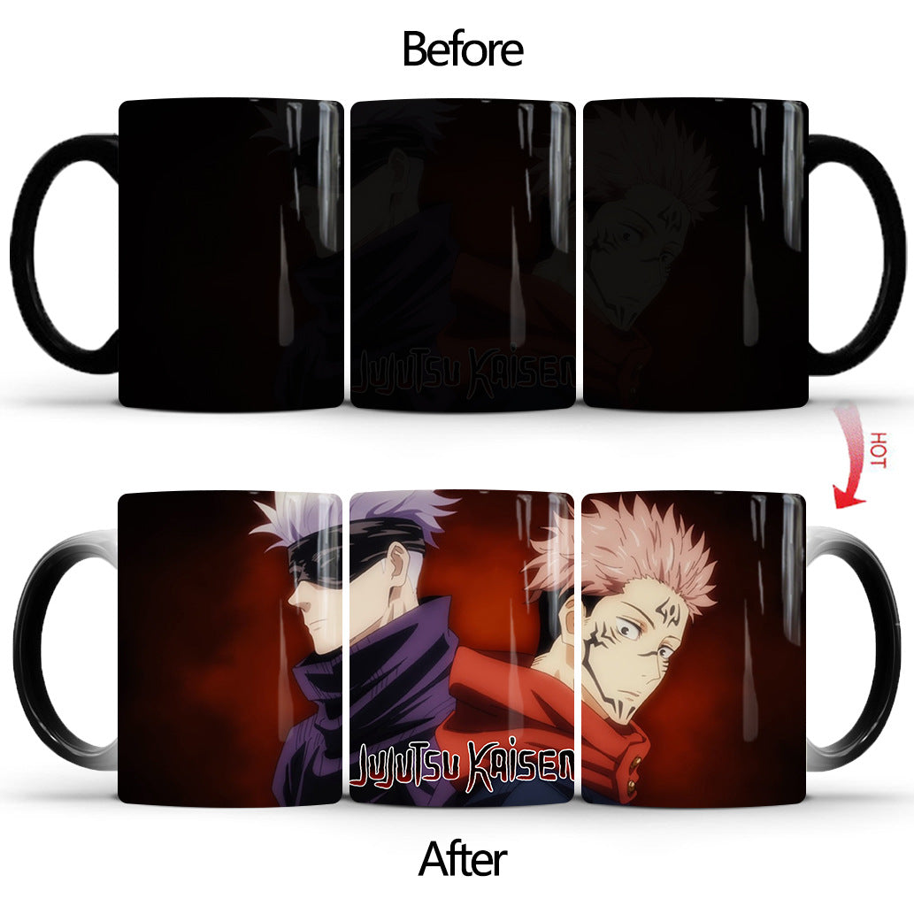 Heat-sensitive Anime Color-changing Ceramic Mug