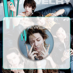 Martin Juhoon Magazine Cover Badge Mirror Keychain