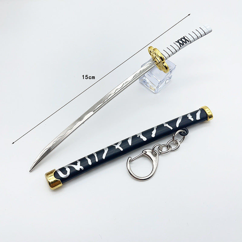 Trendy Anime Weapon Model Keychain