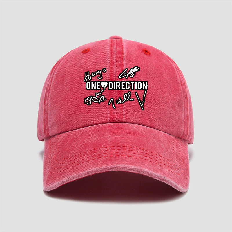 Group 1D Signature Baseball Cap