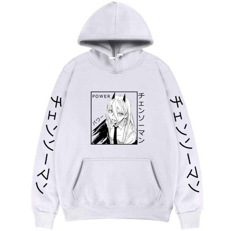 Unisex Anime Graffiti Printed Hoodie