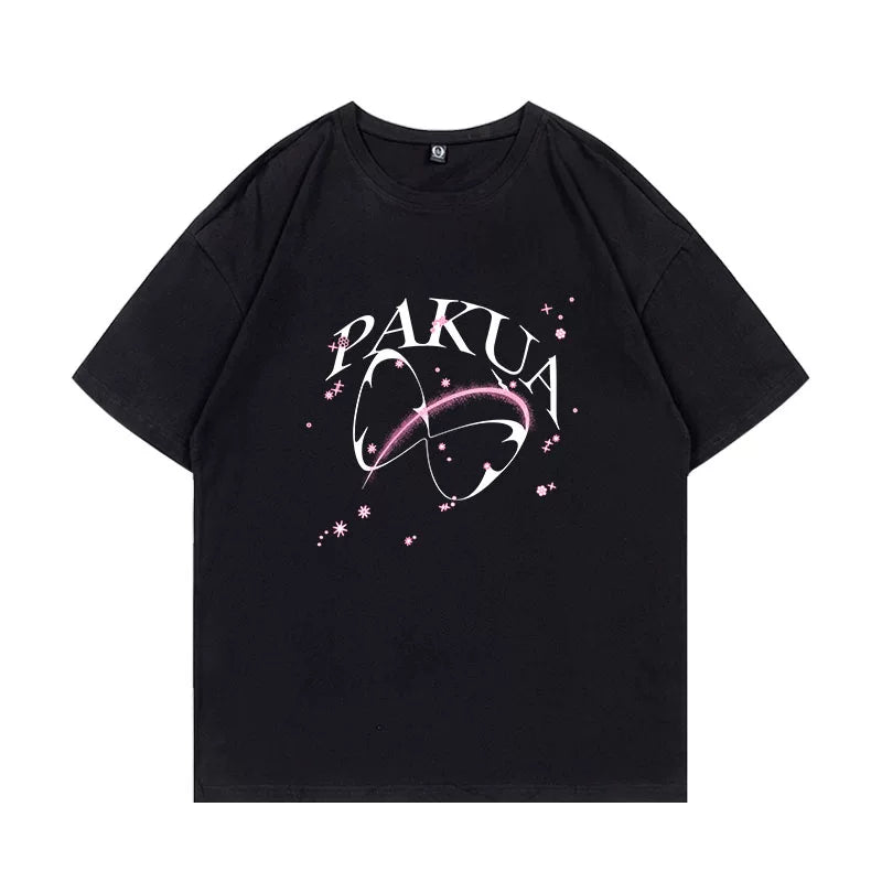 YUNAH Grey PAKUA Graphic T-Shirt