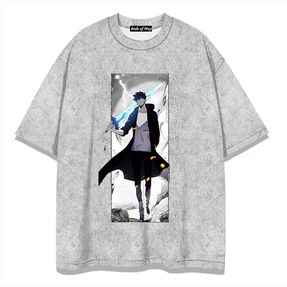 Retro Trendy Anime Short-sleeved T-shirt