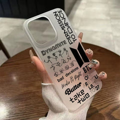 BANGTAN Tracklist Mirror Phone Case