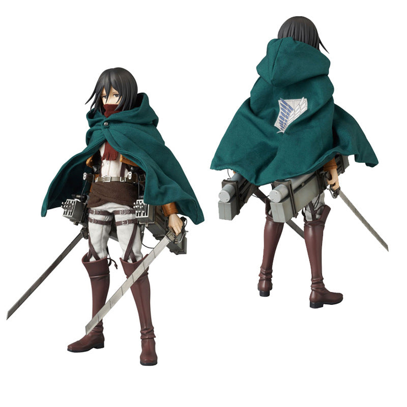 Eren Mikasa Figure Movable Doll