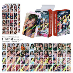 60PCS BM CHOOM Flash Photocard Sticker
