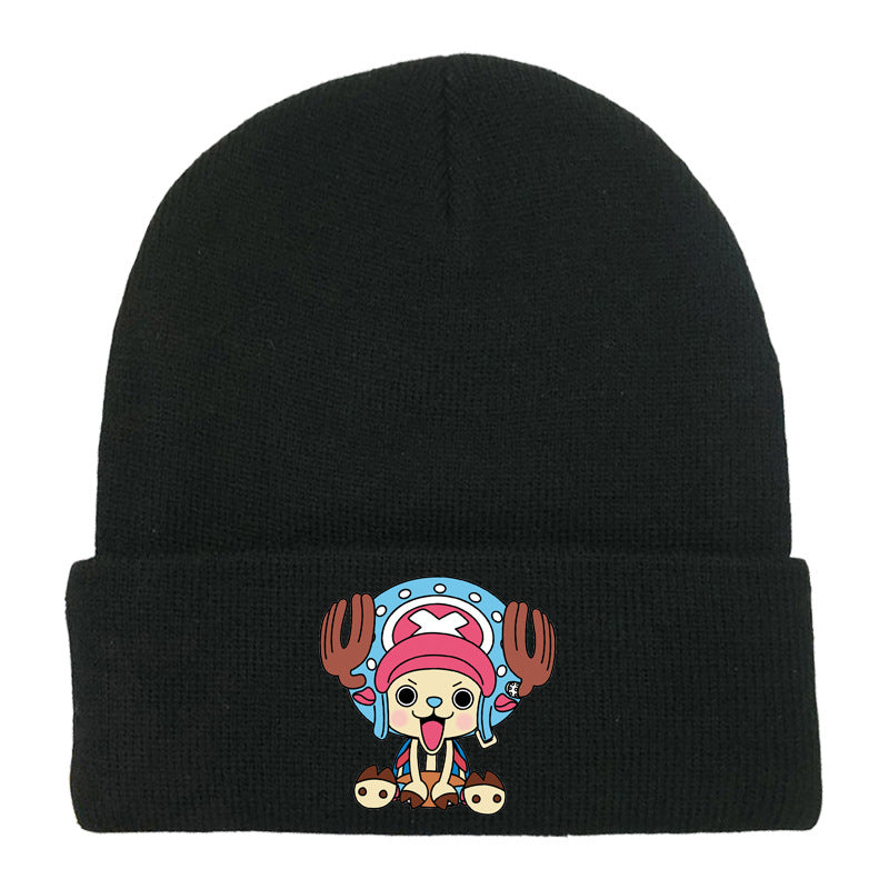 Winter Anime Printed Knitted Hat