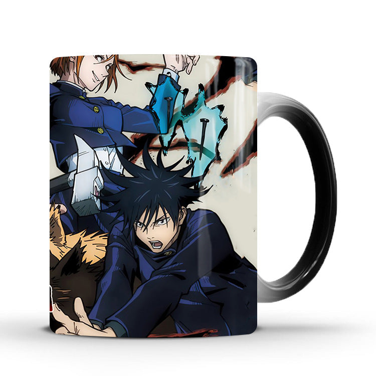 Heat-sensitive Anime Color-changing Ceramic Mug