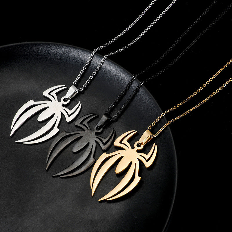 Chic Spider Stainless Steel Necklace