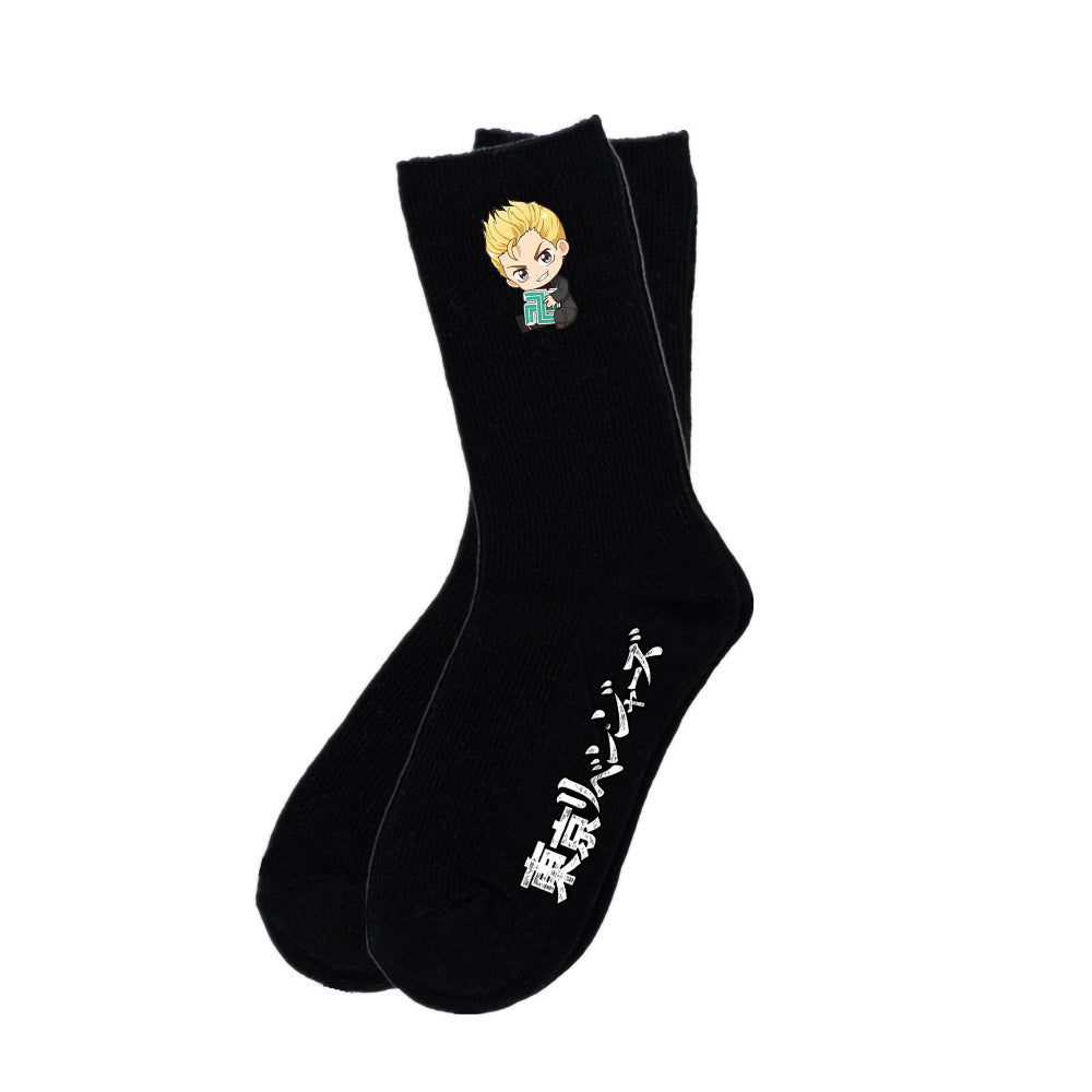 Tokyo Anime Print Sports Socks