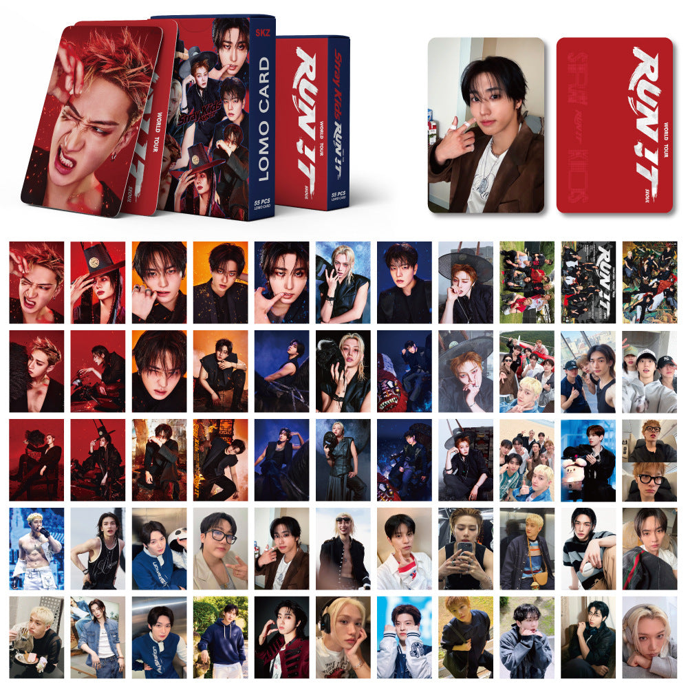 SKZ RUN IT Photocard Collection 55PCS
