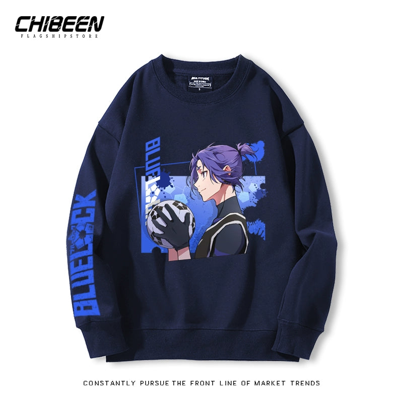 Cute Anime Graphic Crew Neck Sweatshirt