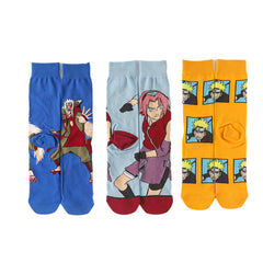 Trendy Anime Graphic Mid Length Socks