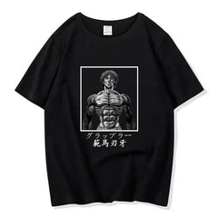 Unisex Baki Hanma Short-sleeved Casual T-shirt