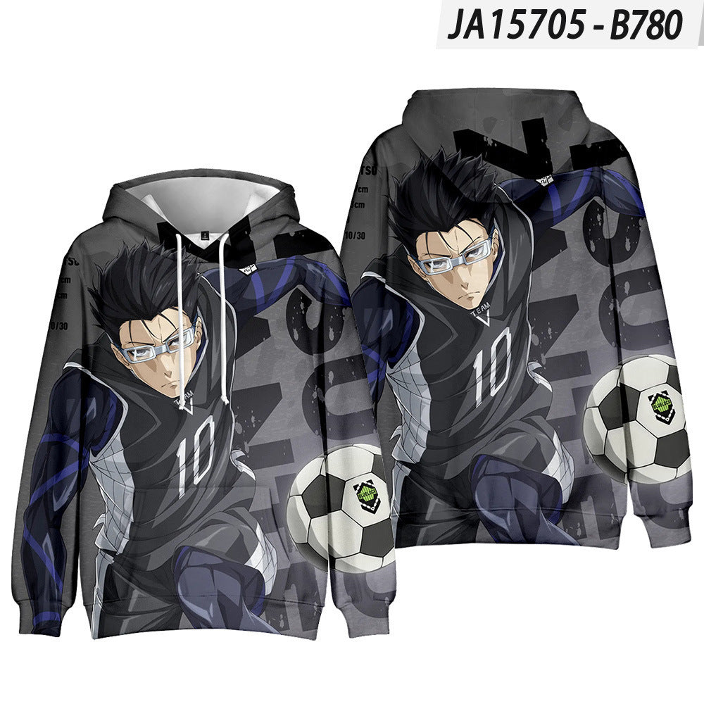 Trendy Anime Digital Print Cosplay Hoodie