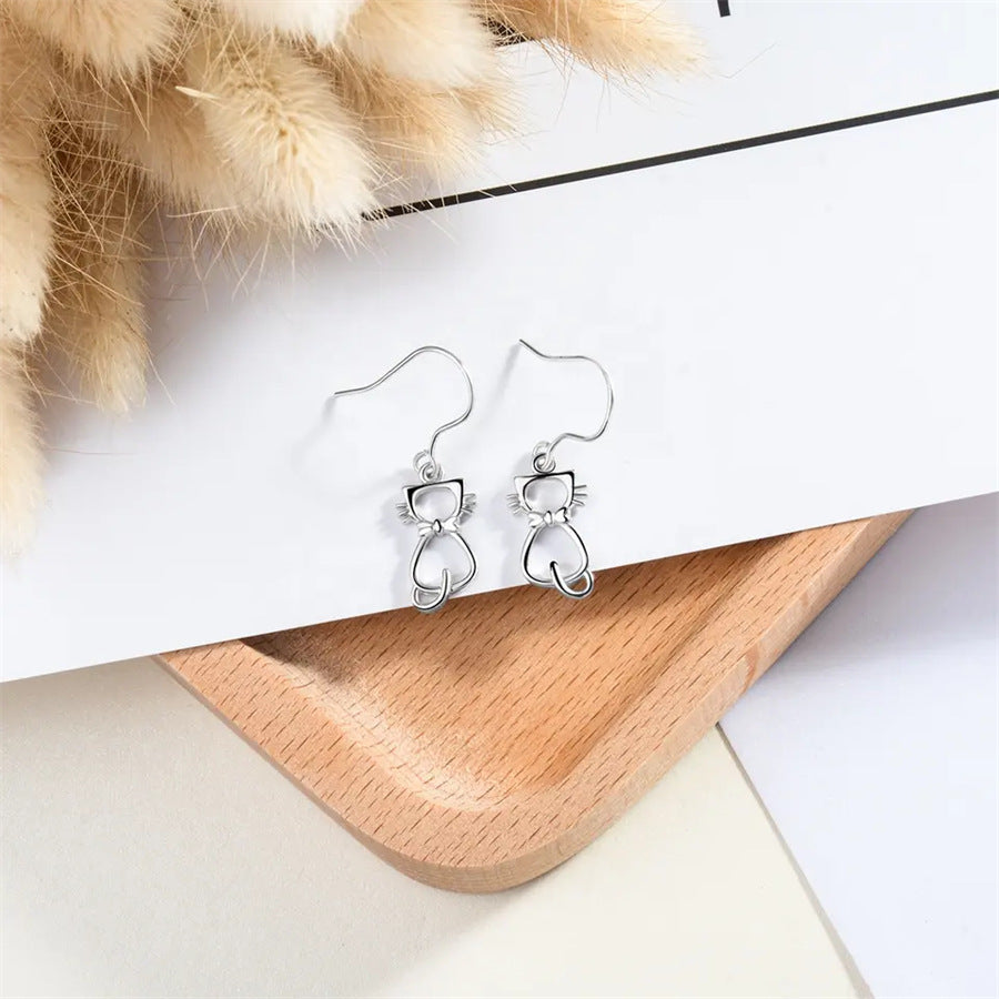 Cute Kitten Cat Earrings