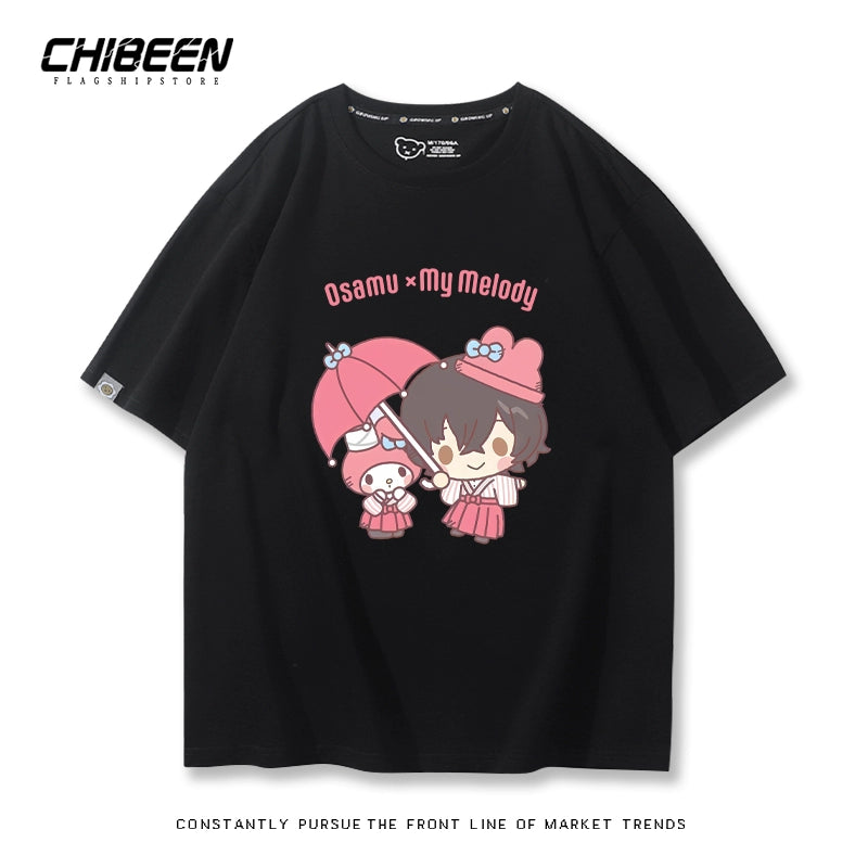 Men's and Women's Dazai Short Sleeve Cotton T-Shirt