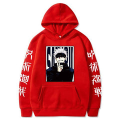 Unisex Anime Graphic Print Loose Hoodie