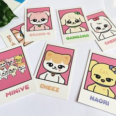 MINIVE Cartoon Photocard