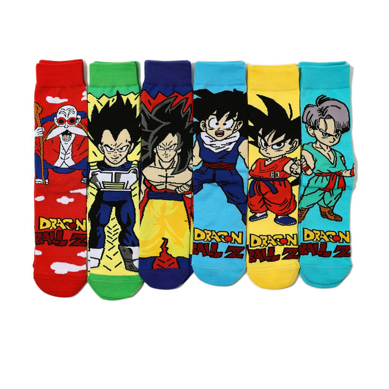 Anime Cotton Medium Tube Socks