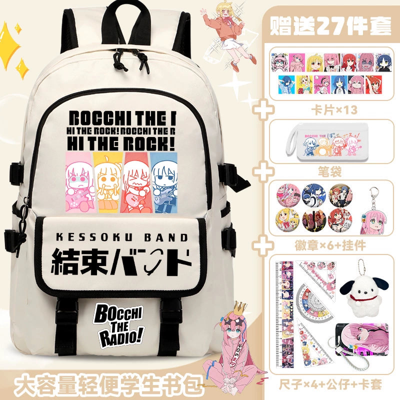 Large Capacity Waterproof Anime Backpack