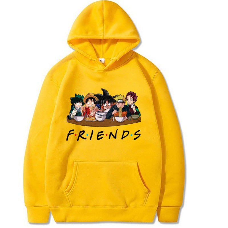 Unisex FRIENDS Graphic Print Casual Hoodie