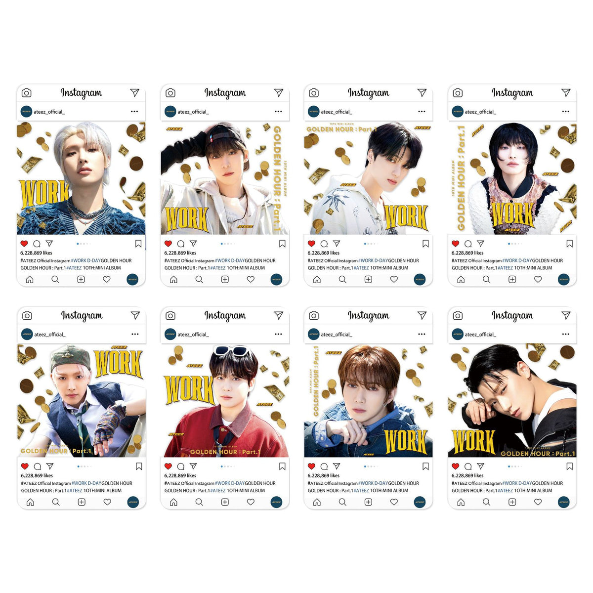 æ Album Dirty Work Transparent Photocard Collection