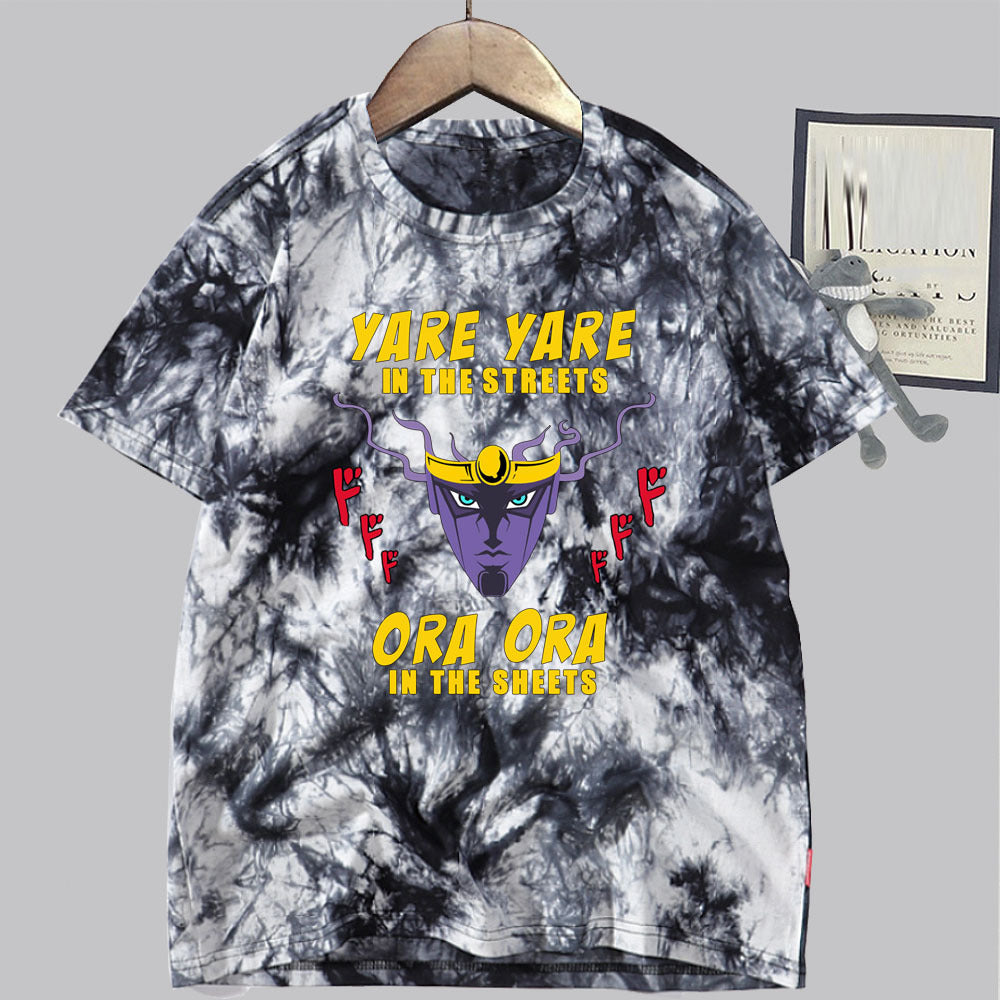 Trendy JoJo Tie-dye Loose Short-sleeved T-shirt