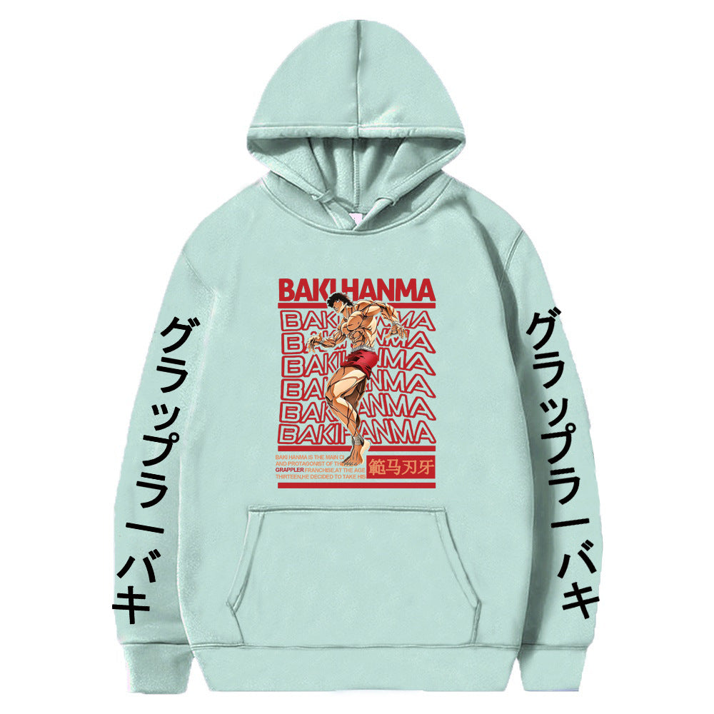 Unisex Baki Hanma Graphic Loose Hoodie