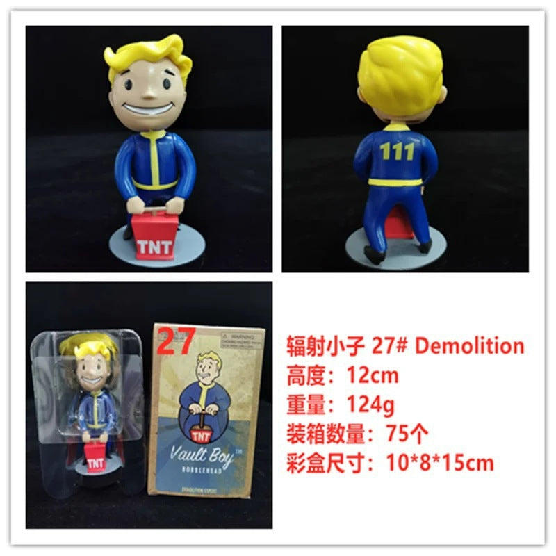 Cute Fallout Game Doll Figure Ornament