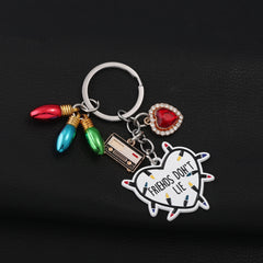 FRIENDS DON'T LIE Keychain Pendant