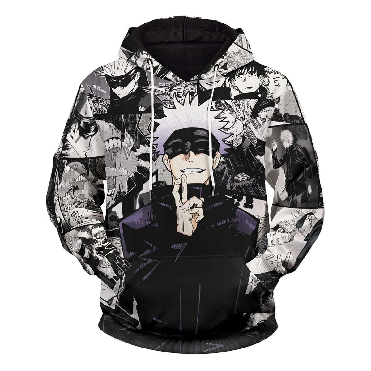 Unisex Cool 3D Anime Cosplay Pullover Hoodie