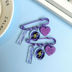 KATSEYE Acrylic Brooches Pendant Pins