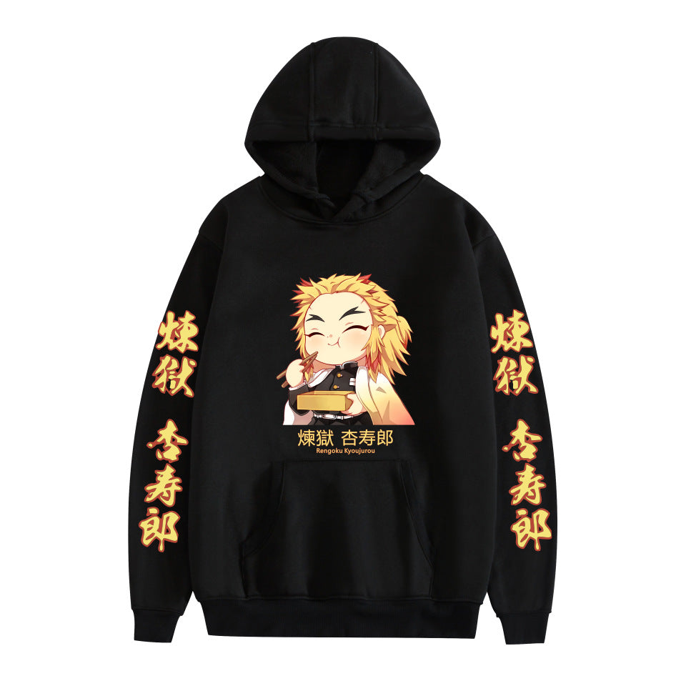 Unisex Cute Anime Printed Casual Loose Hoodie