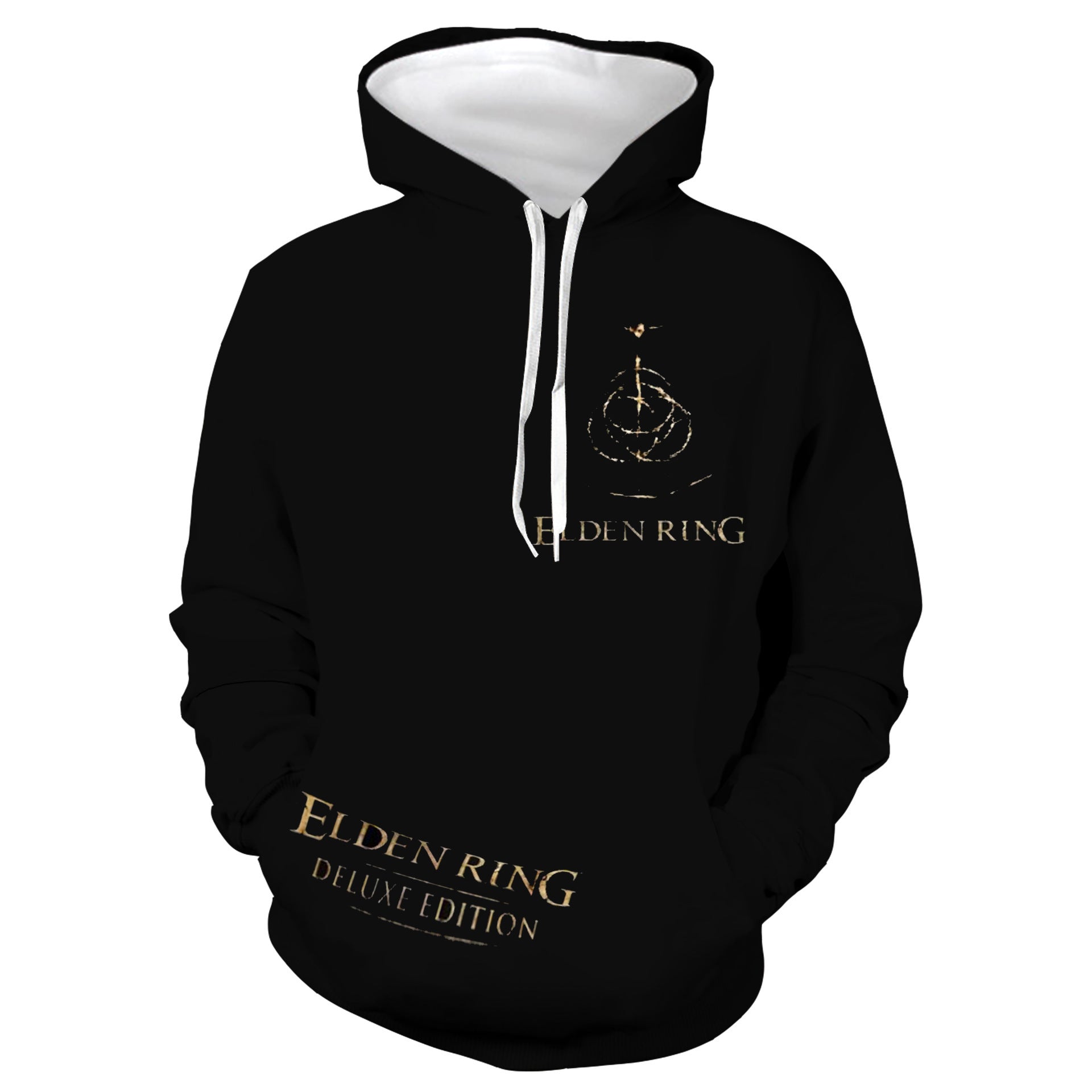 Men's Trendy Game Printed Loose Pullover Hoodie