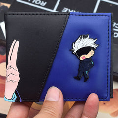 Trendy Gojo Anime Print Pu Wallet