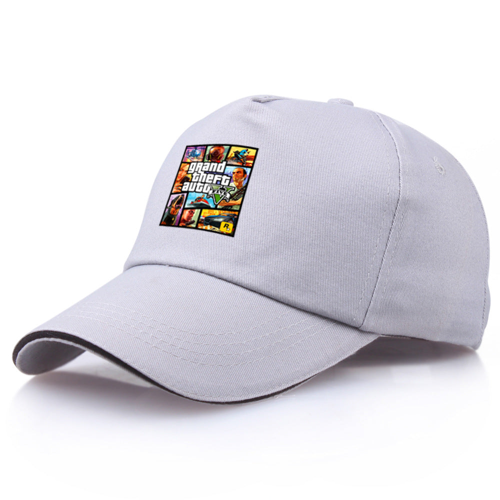 Casual Game Logo Printed Baseball Cap