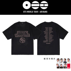 BANGTAN WORLD TOUR Cotton Washed Loose Tee