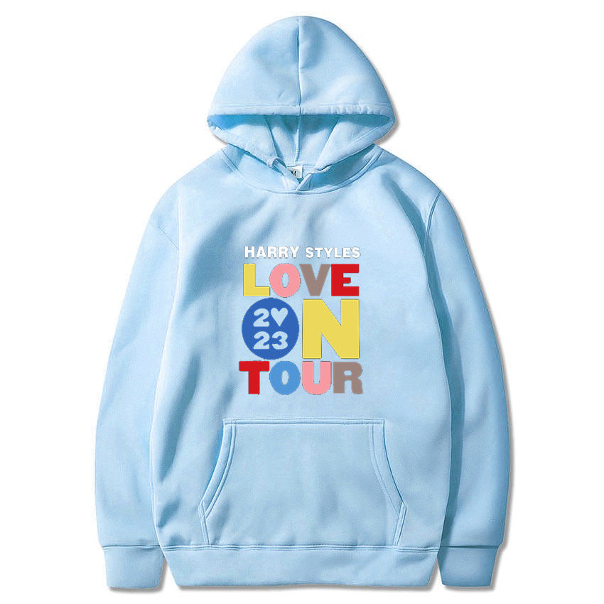 Unisex Love on Tour Casual Pullover Hoodie