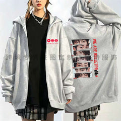 BANGTAN We Are Bulletproof Zip Up Hoodie