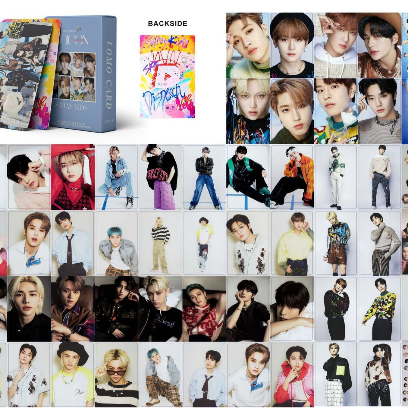 Kpop 55 Pcs LOMO Photocards