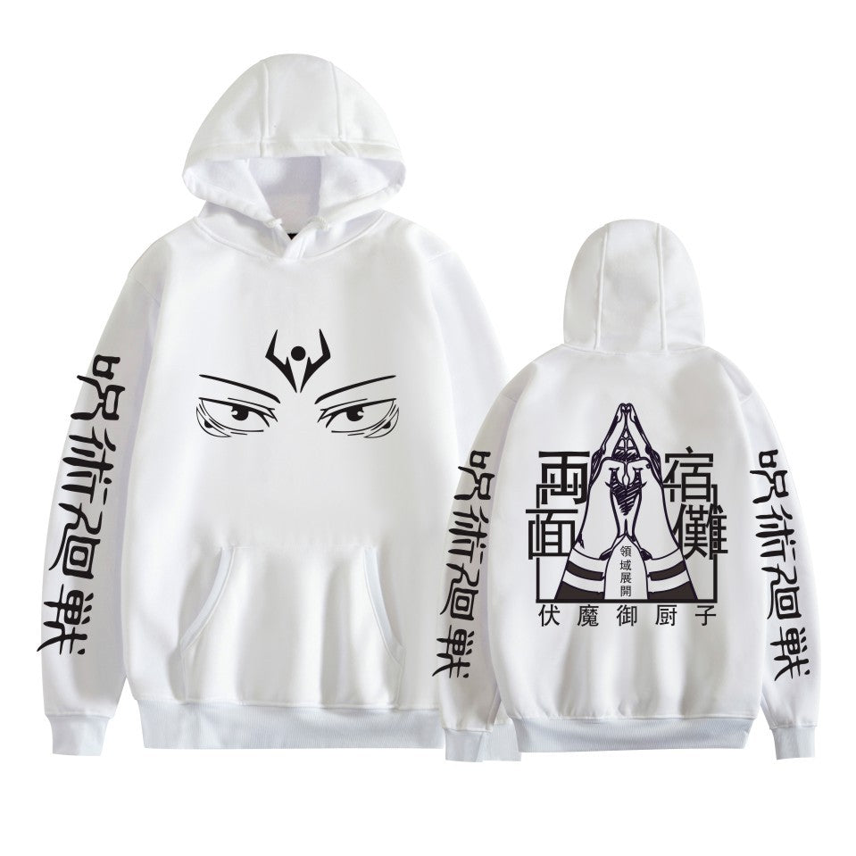 Unisex Trendy Anime Printed Loose Hoodie