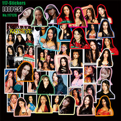 40PCS KATSEYE Album Pinkyup Stickers